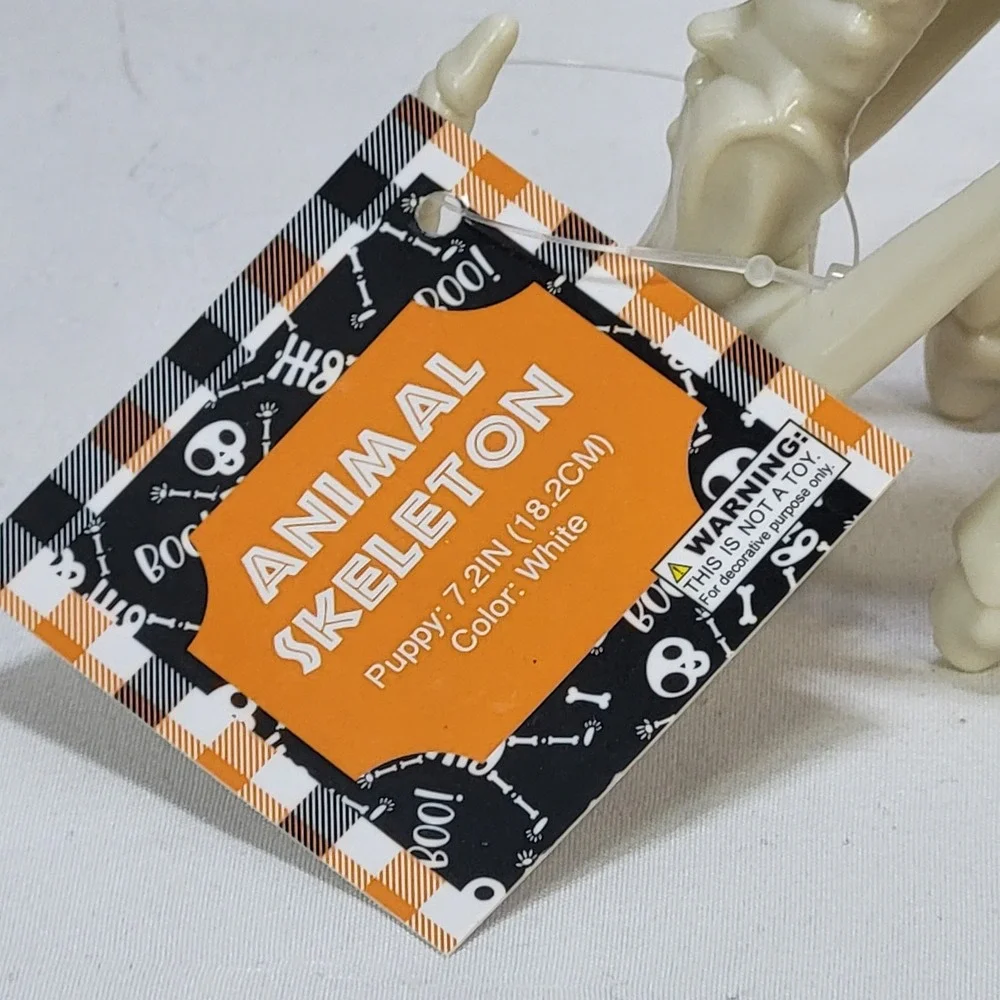 Halloween Puppy Dog Animal Skeleton 7.2